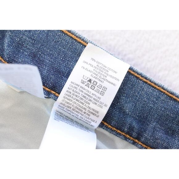 Lucky Brand 223 Straight Blue Rugged Stretch Denim Jeans Mens Size 30 x 32 - Picture 8 of 9